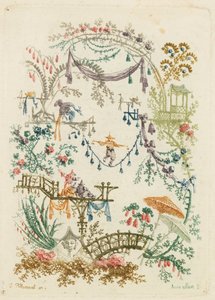 Diseño ornamental de Nouvelle suite de cahiers chinois a l